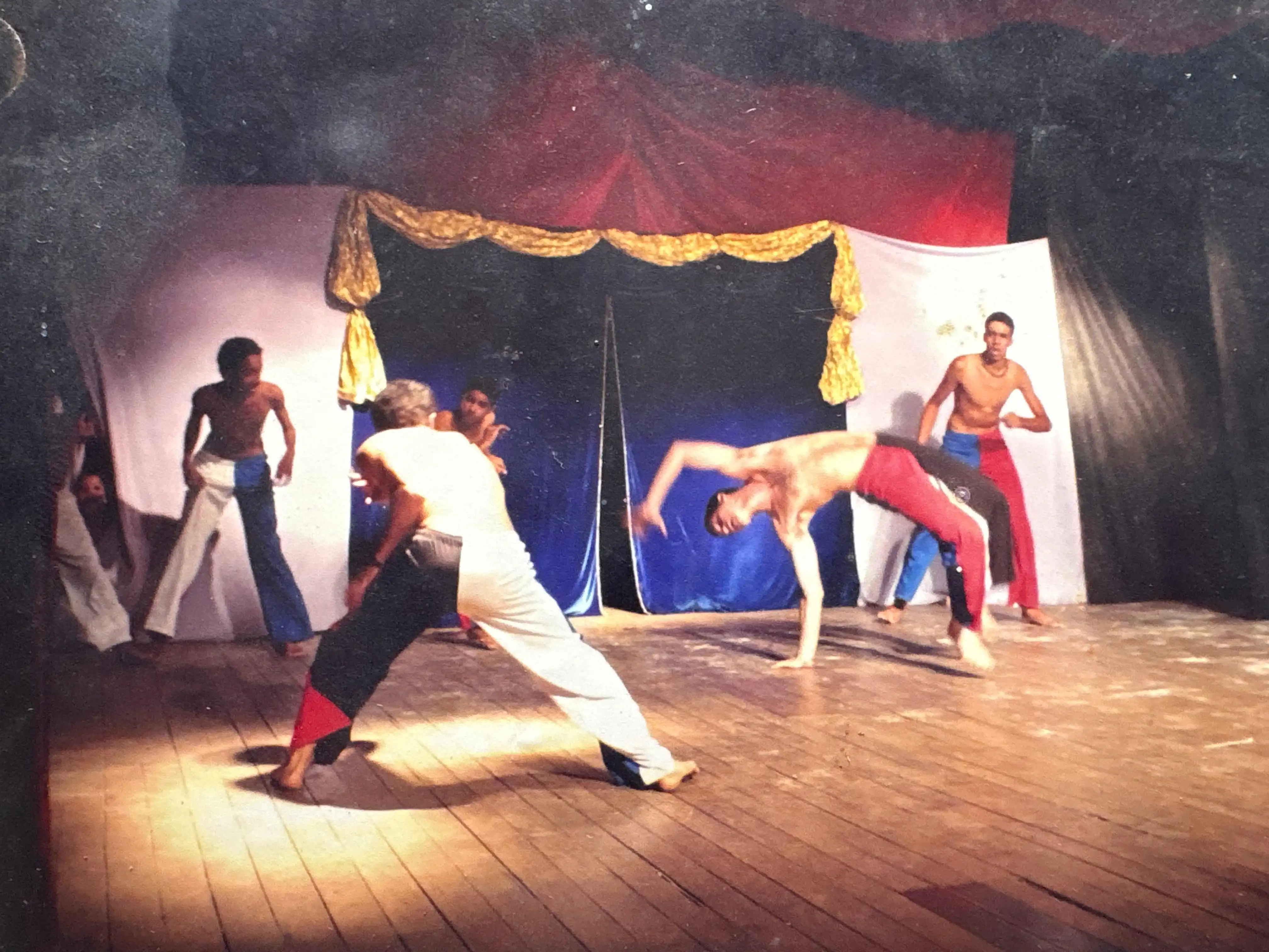 Apresentação de capoeira